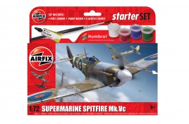 Airfix 1/72  Small Starter Set NEW Supermarine Spitfire MkVc